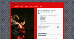 Desktop Screenshot of flamencotanz-la-ursula.ch